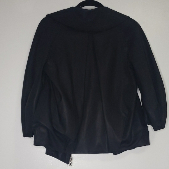 Marc By Marc Jacobs Black Leather Jacket Asymmetrical Zipper - Picture 5 of 8